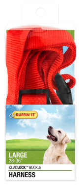 Ruffin'It 41476 Adjustable Harness, 1 in x 28 to 36 in, Buckle, Nylon, Assorted